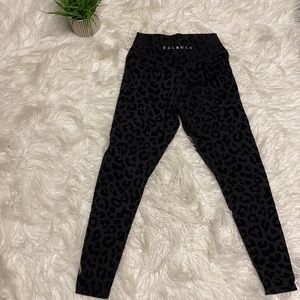 Balance Athletica Black Leopard Print High-Rise Leggings